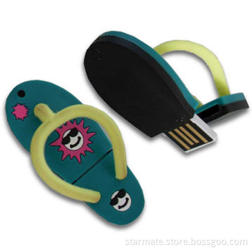 16GB Slipper-shaped USB Flash Drive with Plug-and-play Function